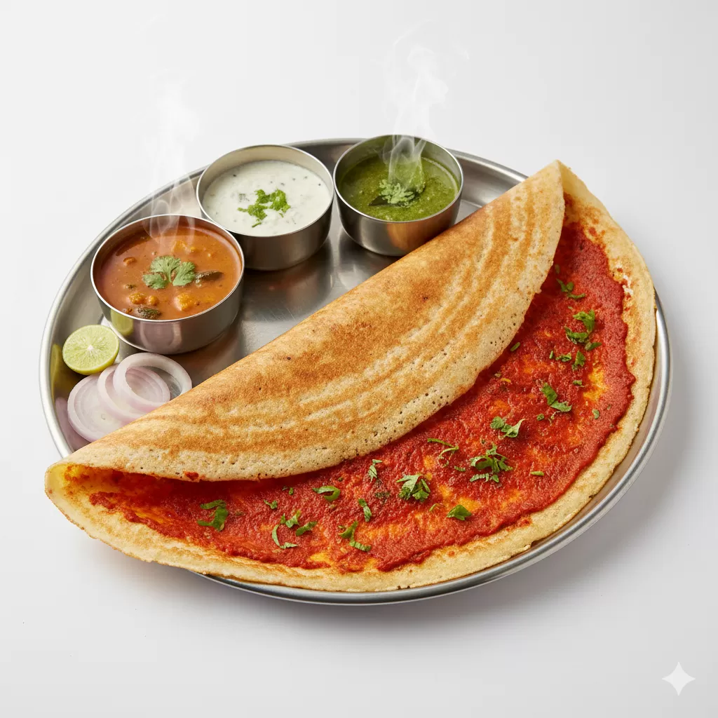 લસણીયા સાદા ઢોસા